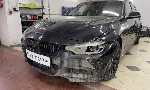 BMW F30 кузовной ремонт - фото до ремонта
